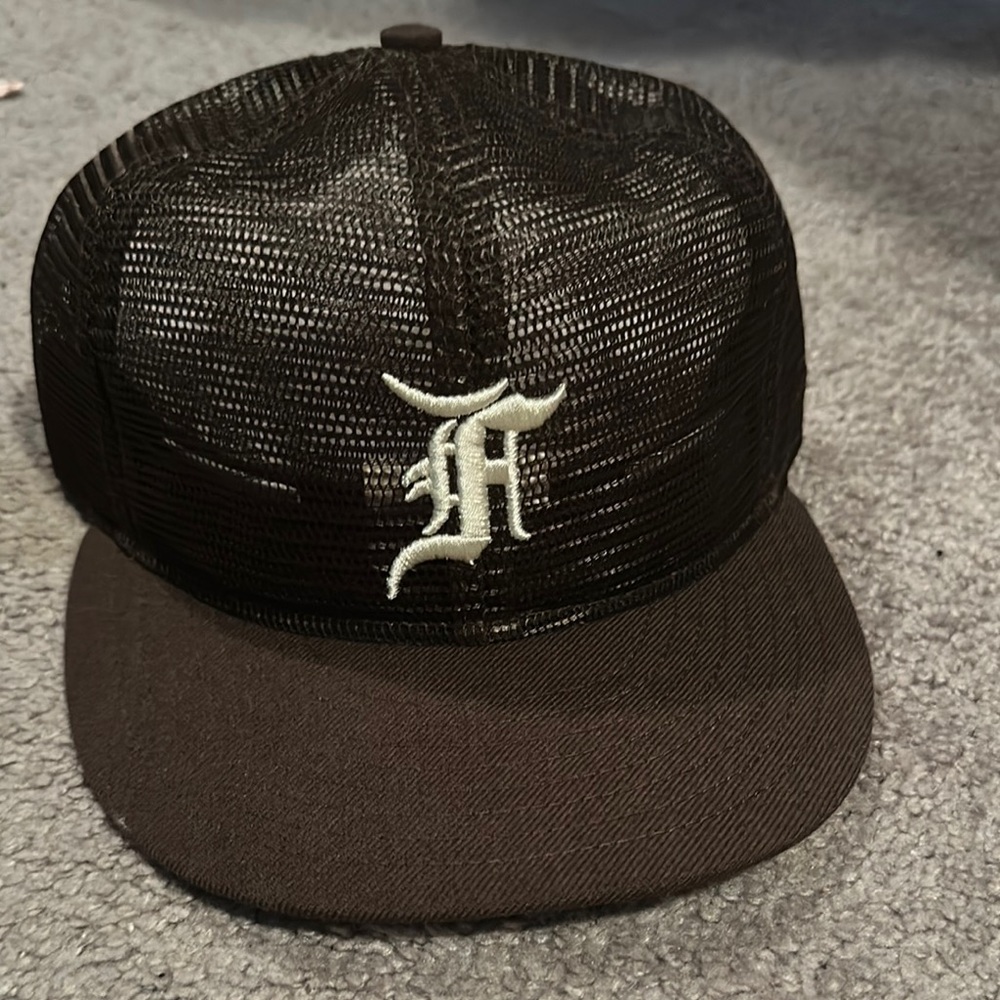 NEW Brown mesh Fear Of God New Era hat